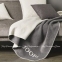 Хлопковый плед JOOP! Melange-Doubleface Graphite-Ecru 150х200 (B4137) 1