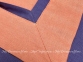Однотонное двуцветное постельное белье Altinbasak Vip Ramsey Cinnamon ранфорс евро 3
