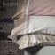 Постельное белье сатин Fazzini Kubric panna/beige евро-макси 1