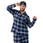 Мужская теплая фланелевая пижама на пуговицах Key МNS 431 4