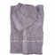 Женский серый махровый халат с капюшоном Blumarine Benessere Grey 2