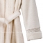 Женский махровый халат с капюшоном Pavia Vanessa кремовый 1