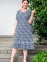 Трикотажное платье с коротким рукавом Cocoon J2-2066 2