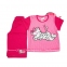 Детская трикотажная пижама шорты с футболкой Vienetta 2197 розовая 0