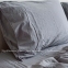 Однотонное постельное белье из вареного хлопка La Modno Gray евро 4