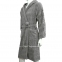 Махровый халат с капюшоном Trussardi Overlogo Grey-004 3
