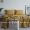 Хлопковая простынь-покрывало La Modno Pike Stonewashed Golden Yellow 220х240 3