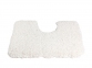 Белый коврик в ванную с вырезом Spirella Highland 55х55 0