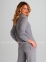 Женские кашемировые брюки Marc & Andre W22-00CH1010 серые 2
