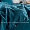 Однотонное постельное белье из вареного хлопка La Modno Blue евро 3