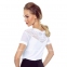 Женская белая блузка с коротким рукавом Eldar Gusta 0
