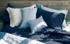 Итальянское льняное постельное белье Fazzini 117 евро темно-синее 3