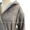 Женский серый махровый халат с капюшоном Blumarine Benessere Grey 0