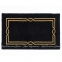 Хлопковый коврик ABYSS & HABIDECOR Cross black-gold 60х100 0