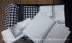 Набор постельное белье с покрывалом Karaca Home Bourbon siyah 2018-1 евро 2