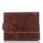 Кошелек Genuine Leather 006_brown Кожаный Коричневый 0