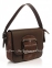 Клатч Italian Bags 6563_dark_brown Кожаный Коричневый 1