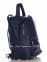 Рюкзак Genuine Leather 8002-dark-blue кожаный Синий 1