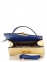 Деловая сумка Genuine Leather 8644_blue_yellow Кожаная Синий 2