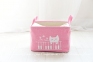 Корзина для игрушек Berni Cat pink на завязках (43483) 1