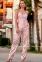 Атласная пижама с халатом Mia-Amore Розмари 8696 перламутровый 0