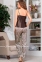 Домашний комплект штаны майка и жакет из атласа Mia-Amore Ажур 8776 0