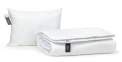 Всесезонный хлопковый набор одеяло с подушкой MirSon 1705 Eco Light White 200х220 (2200002656306) 1
