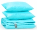 Всесезонный шелковый набор одеяло и две подушки MirSon 1691 Eco Light Blue 155х215 (2200002657099) 2