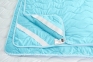 Наматрасник с шелковым наполнителем на резинках по углам MirSon Silk 1725 Eco Light Blue 100х200 (2200002890854) 5