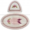Набор ковриков для ванной комнаты Confetti Bird Cage pink 66x107+66x53 0