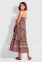 Летнее длинное хлопковое платье Seafolly 54266-DR bronze 0