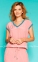 Женское платье Zaps Filippa 012 ciemny roz 0