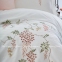 Сатиновое постельное белье с вышивкой Dantela Vita Salkim евро 0