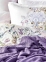 Набор постельное белье с пледом Karaca Home Elsira Lila 2020-1 евро лиловый 0