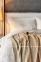 Набор постельное белье с пледом Karaca Home Quatre Delux Gold 2020-1 евро золотой 0