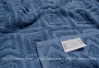 Простынь махровая Lotus Geo 200х220 синий 0