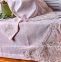 Набор для сервировки скатерть+дорожка+салфетки Karaca Home Alya Pembe 160х240+40х40 розовый 0