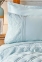 Набор постельное белье с одеялом сатин 7 предметов Karaca Home Carissa Mavi евро голубой 0