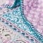 Набор постельное белье с пледом Karaca Home Adonita Violet евро фиолетовый 0
