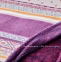 Набор постельное белье с пледом Karaca Home Faroy евро фиолетовый 0