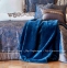 Покрывало с наволочками Karaca Home Venita Lacivert 270х260 евро синий 0