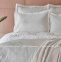 Набор постельное белье с покрывалом + плед Karaca Home Jessica Silver евро серебро 0