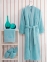Набор халат с полотенцем и тапочками Marie Claire Jaina aqua 1