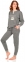 Комплект женский Jokami Welmy кофта и штаны серый 0