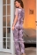 Шелковая пижама штаны и блуза с коротким рукавом Mia-Amore Аврора 3656 1