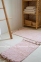 Набор ковриков Irya Gala gul kurusu розовый 55х85+35х55 0