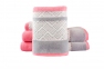 Махровое полотенце Hobby Nazende 50X90 Розовый/Серый (8698499313828) 1