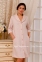Домашний халат на пуговицах Emmi 11135 розовый меланж 1