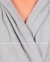 Мужской махровый халат с капюшоном Arya Miranda Soft серый 2