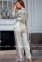 Домашний атласный костюм штаны с жакетом Mia-Amore Катрин 8676 1